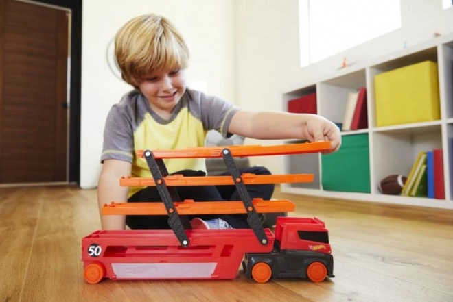 Mega Transporter Hot Wheels 50. jubilæum