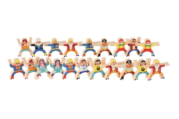 Spil balancerende hercules mini plast 26stk 3 farver i æske 21x19x3,5cm