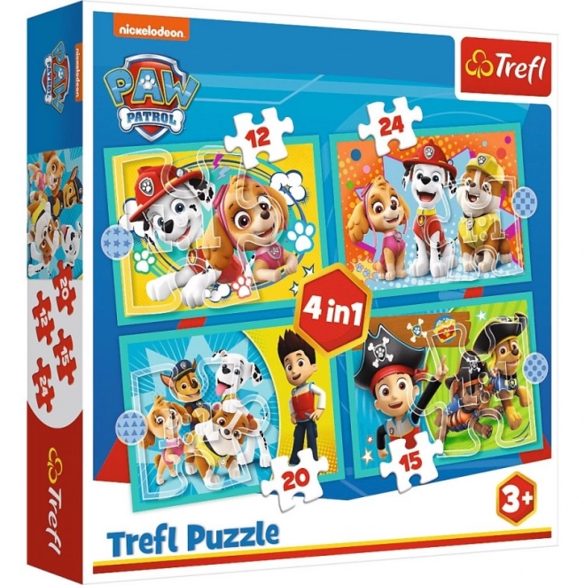 Puslespil 4i1 - Paw Patrol