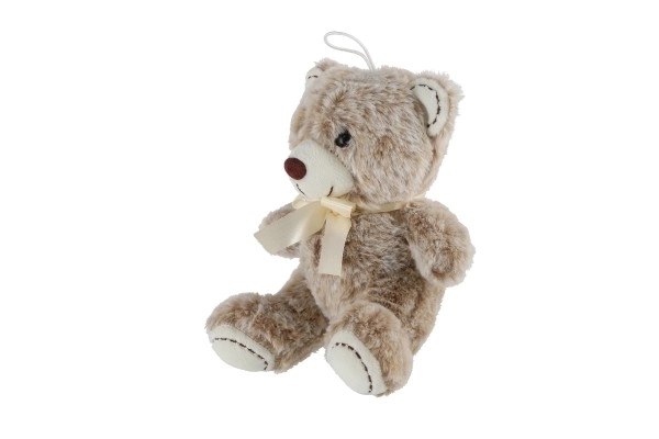 Plys bamse med sløjfe