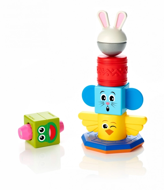 Magnetisk byggesæt SmartMax Min første totem - 8 dele