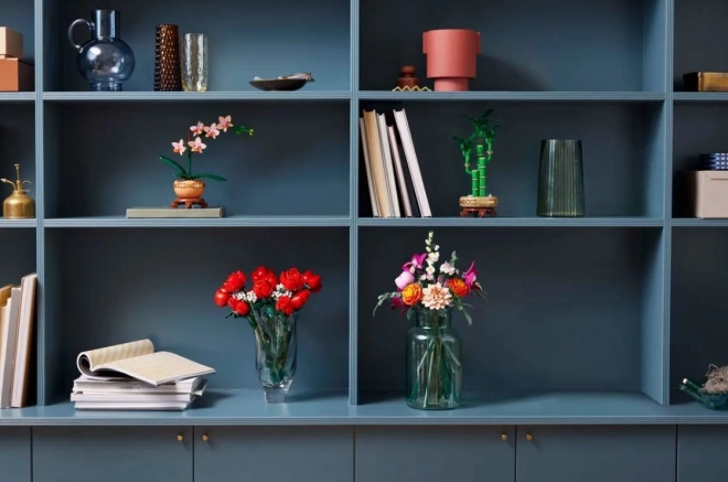 Lego Botanicals smuk buket af lyserøde blomster