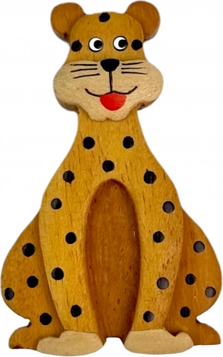 Træmagnet leopard – stor
