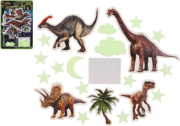Selvlysende dinosaurer til væg og loft