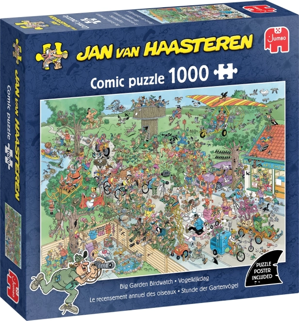 Puslespil JUMBO Jan van Haasteren Fugleobservation 1000 brikker
