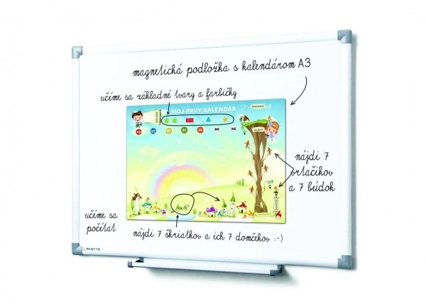 Magnetisk kalender til b8rn - Bf8rnehave