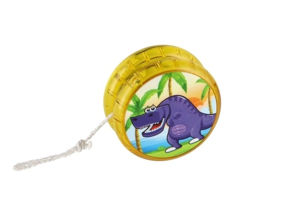 Jojo dinosaurer lyser plast 6cm med batteri mix arter 12 stk i boks