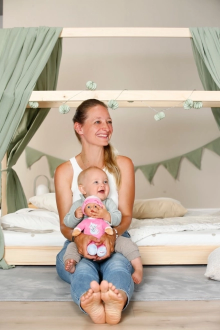 Spinkáček til babyer mørkerosa 30 cm