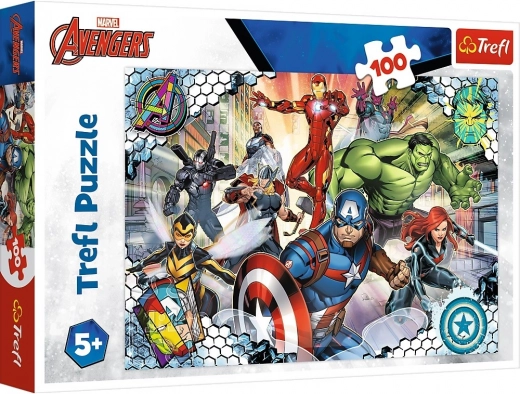 Puslespil 100 brikker – berømte Avengers DISNEY MARVEL