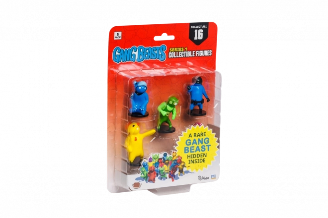 figurer Gang Beasts serie 1 pakke 5 stk