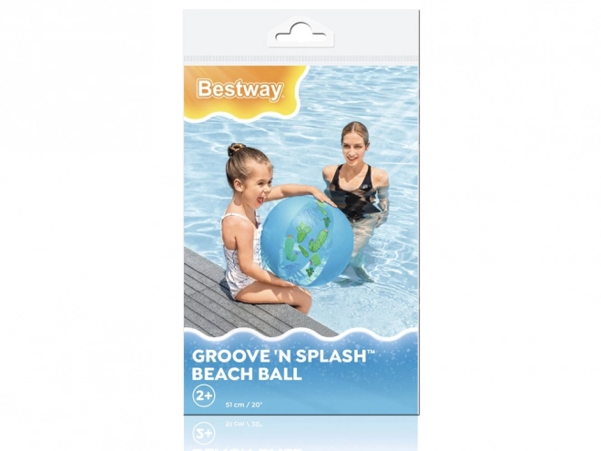 Bestway oppustelig strandbold Kaktuser 51 cm