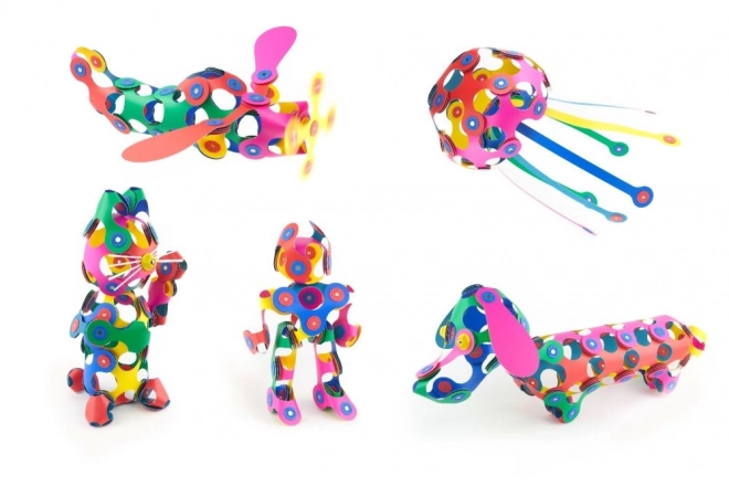 Magnetiske klodser Clixo Super Rainbow, 60 stykker