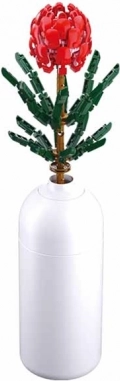 Sluban Flowers tibouchina urvilleana i vase – byggesæt blomst (243 dele)