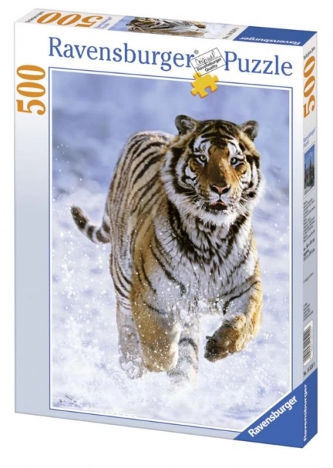 Ravensburger puslespil Tiger om vinteren 500 brikker