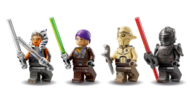 Interaktivt spil med LEGO-figurer