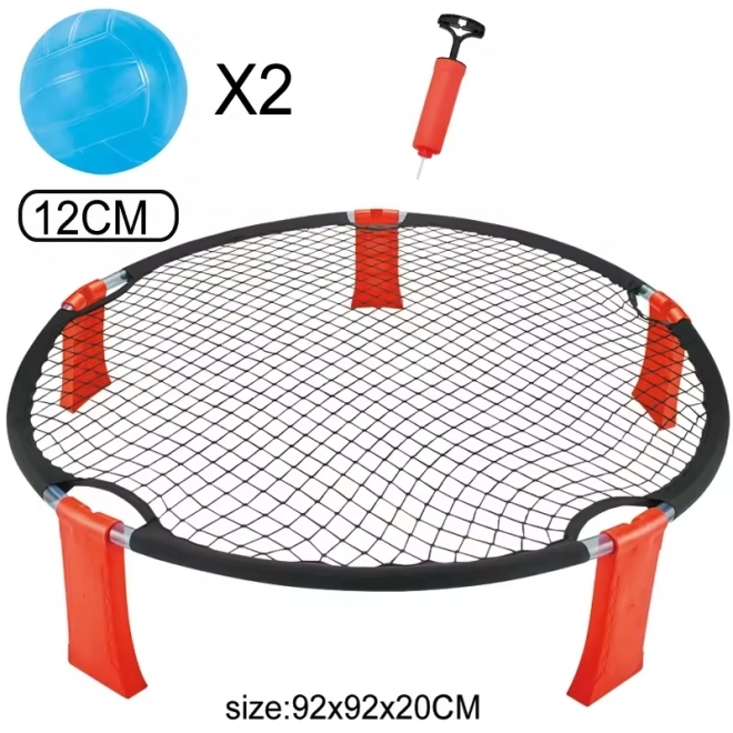 Smash Ball spil for færdigheder med trampolin
