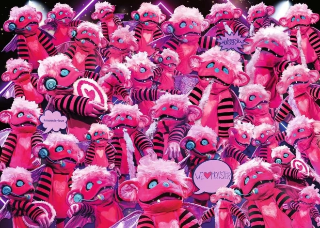 Ravensburger puslespil Masked Singer med monster 1000 brikker