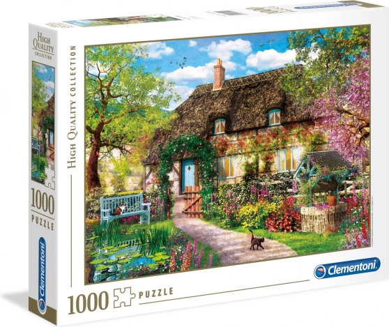 Puslespil 1000 brikker – gammel hytte