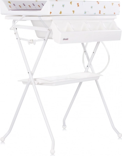 Badekar med puslepude og stativ Aqua Little Farm