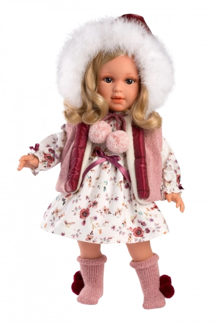 Llorens 54037 LUCIA - realistisk dukke med blødt stofkrop - 40 cm