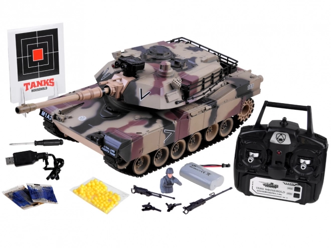 Stor fjernstyret tank US M1A2
