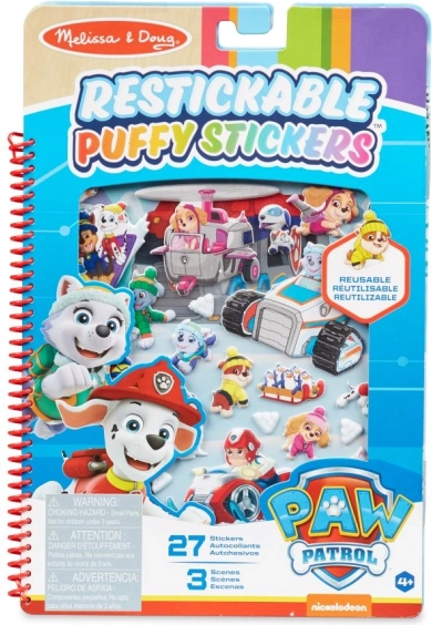 Paw Patrol genanvendelige 3D-klistermærker – Arktis