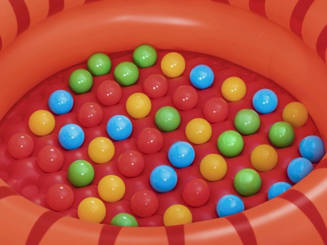 Tør pool rød panda med bolde fra Bestway