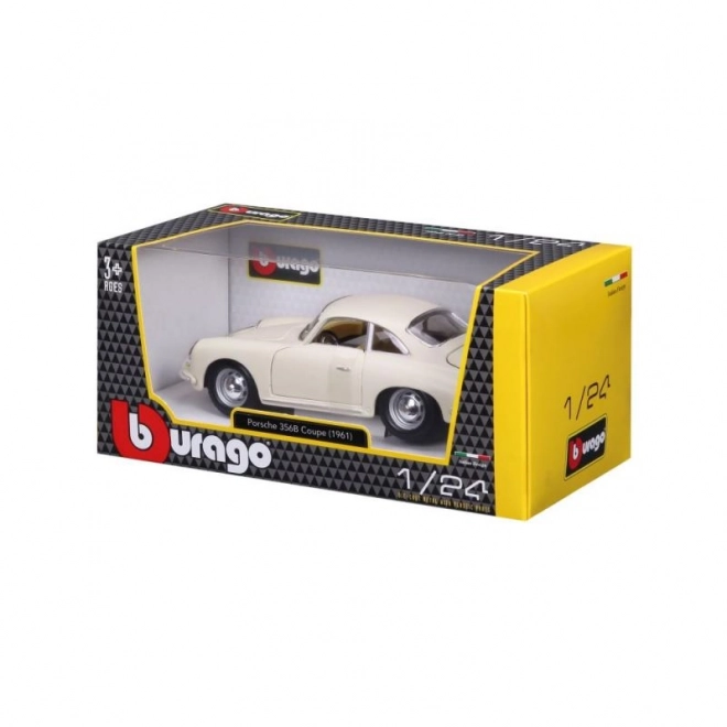 Bburago 1:24 Porsche 356B Coupe (1961) Elfenben