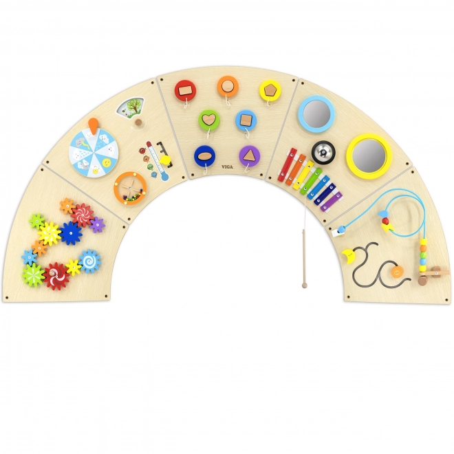 VIGA vægmonteret manipulationsplade Luk Montessori