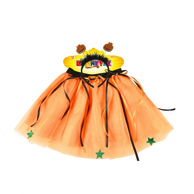 Halloween tutu kjole til børn med diadem