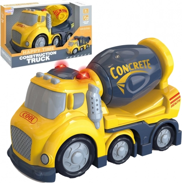 Betonbil City Truck med lys- og lydeffekter