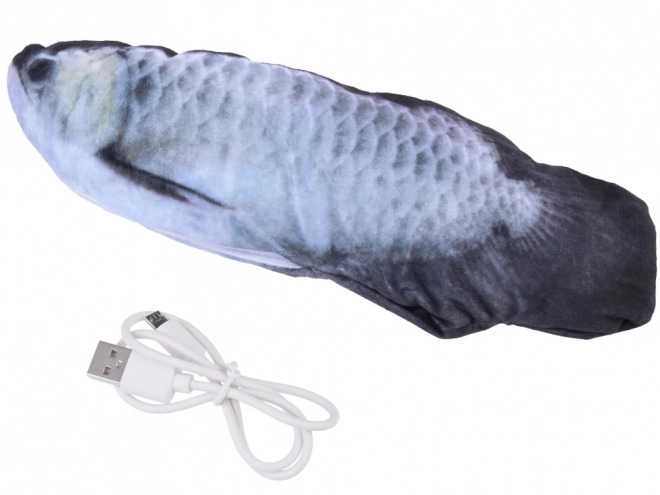Plysdyr fisk med bevægelig hale