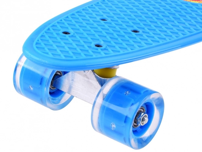 Skateboard med LED-hjul