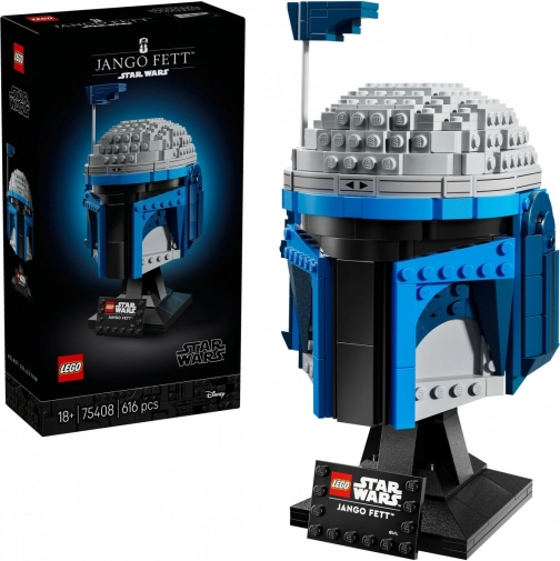 Lego Star Wars Jango Fetts hjelm – samlermodel til udstilling