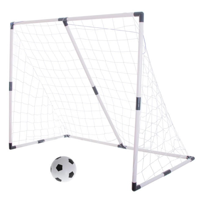 Fodboldmål 2 i 1 til børn 143x110x70 cm