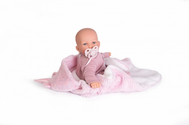 Antonio Juan 12238 PETIT - realistisk dukke med lyde og blødt stofkrop - 27 cm