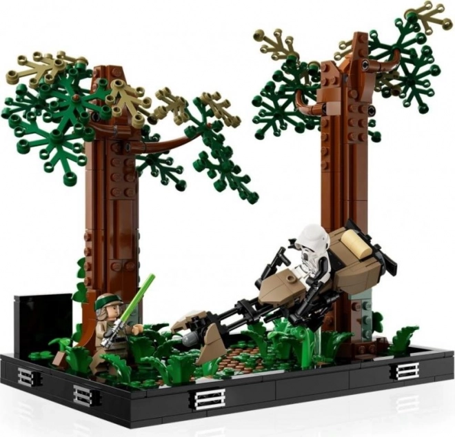 LEGO4; Star Wars422; 75353 Speeder-jagt på planeten Endor422; 013; diorama