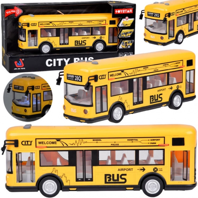 Gul festbus åbning døre lyde lys musik ZA5222