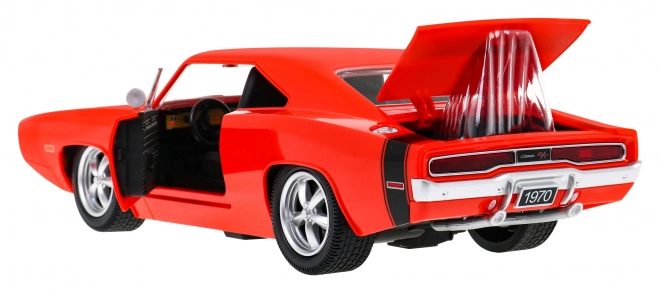 Modelbil 1970 Dodge Charger R/T 1:16 med fjernbetjening