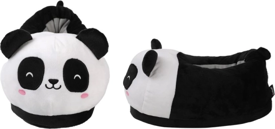 Plyssede pandatøfler Pandastic