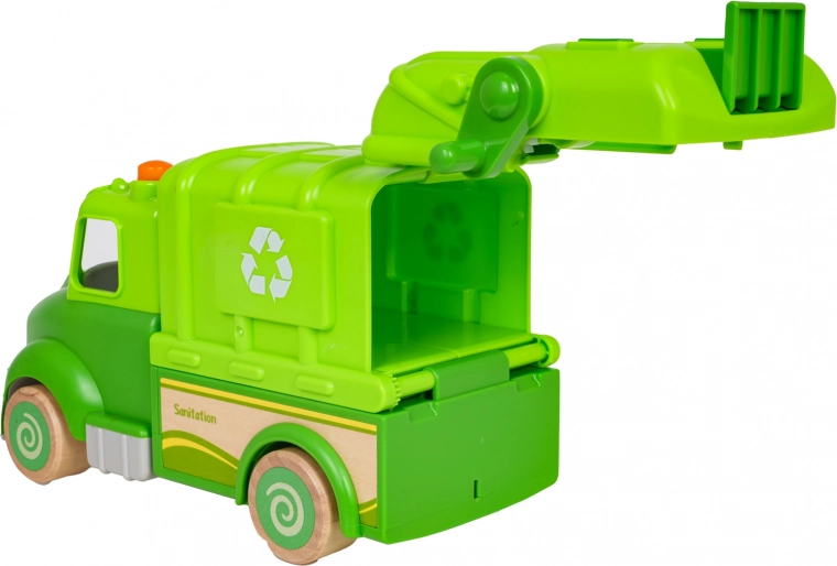 Funktionelt løft og tiplad med beholder