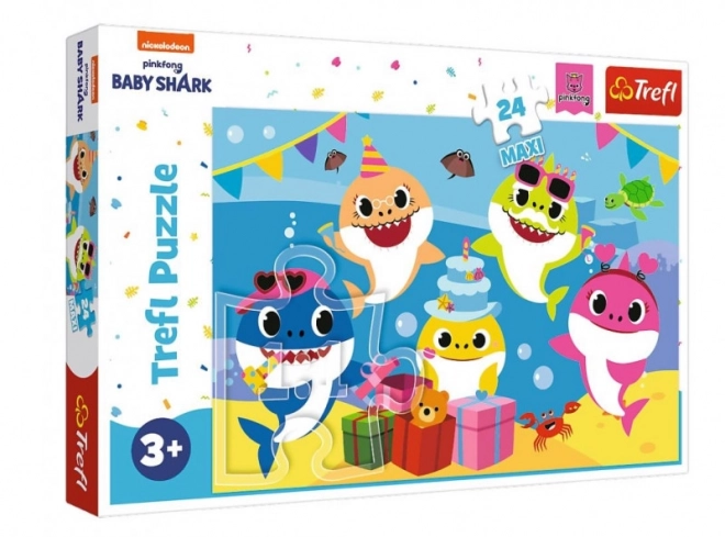 Puslespil 24 Maxi Jolly Baby Shark