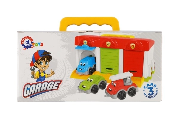 Garage med biler og tilbehør Technok Toys