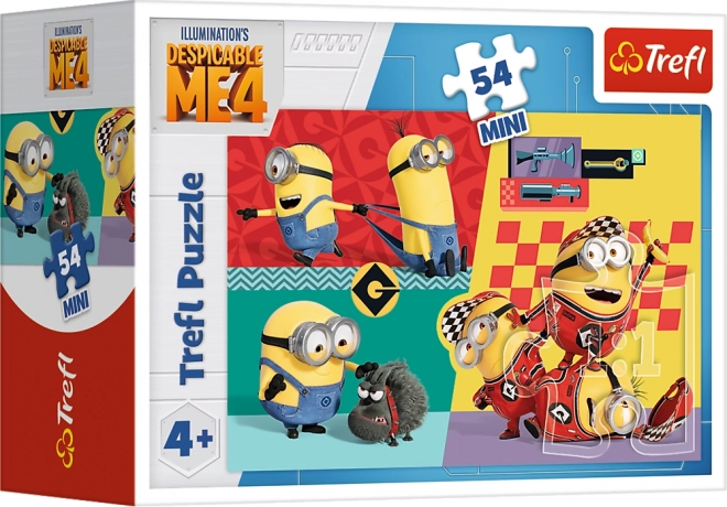 Puslespil Grusomme Mig 4: Sjov med Minions 54 brikker