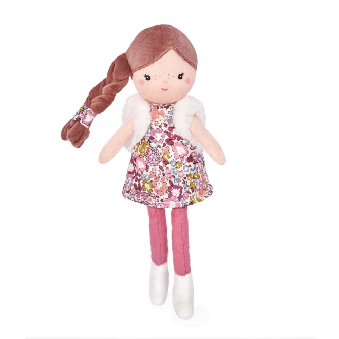 Doudou Jolijou Dukke Julia 25 cm lyserød