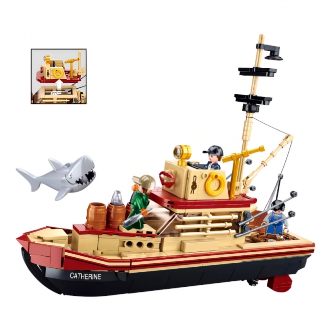 Sluban ModelBricks M38-B1118 Fiskerbåd Catherine