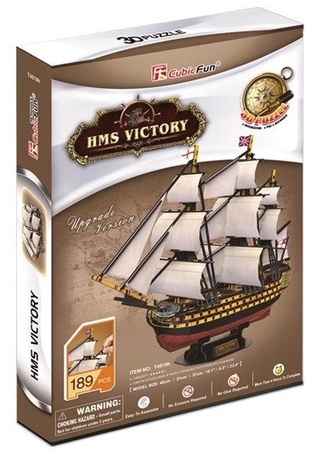 3D puslespil sejlskib HMS Victory