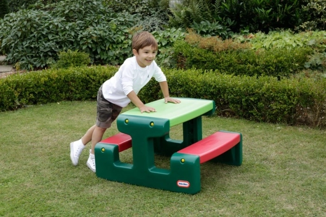 Lille picnicbord grønt