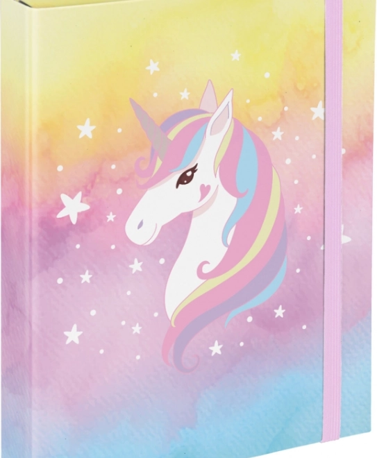 Mapper til skoleskrivehæfter A5 Rainbow Unicorn