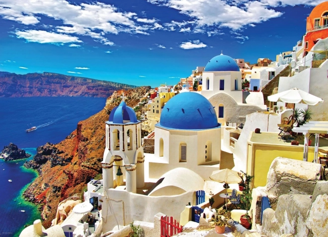 Puslespil Oia, Santorini, Grækenland 1000 brikker